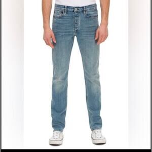 Rag & Bone Fit 2 Slim Fire Island Distressed Jeans Size 29